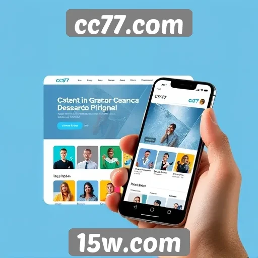 Desempenho e usabilidade do site cc77.com em dispositivos móveis